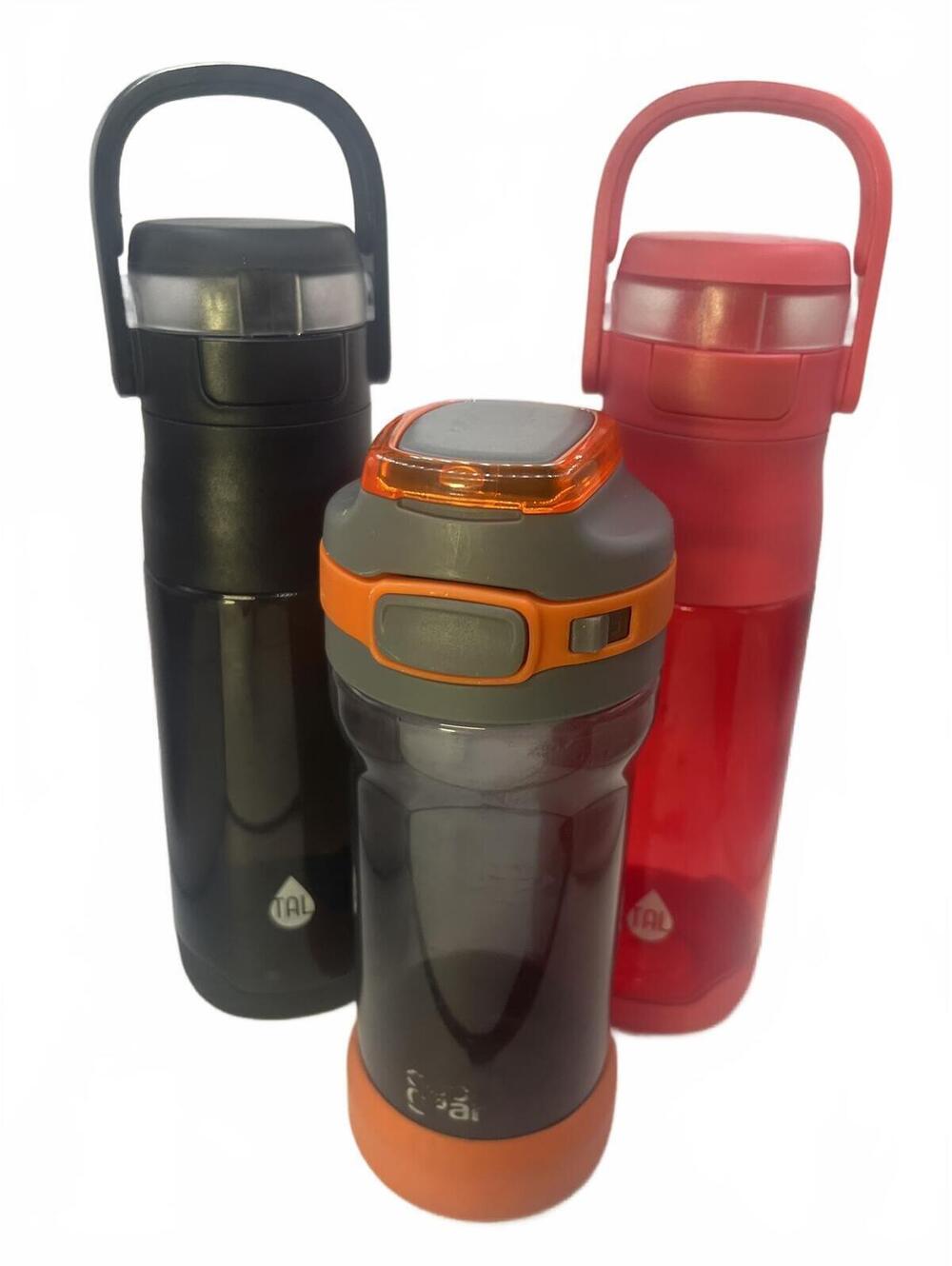 3 Locking Lid Water Bottles TAL Flip-Top Travel Water Bottle 2-Pack BPA Free